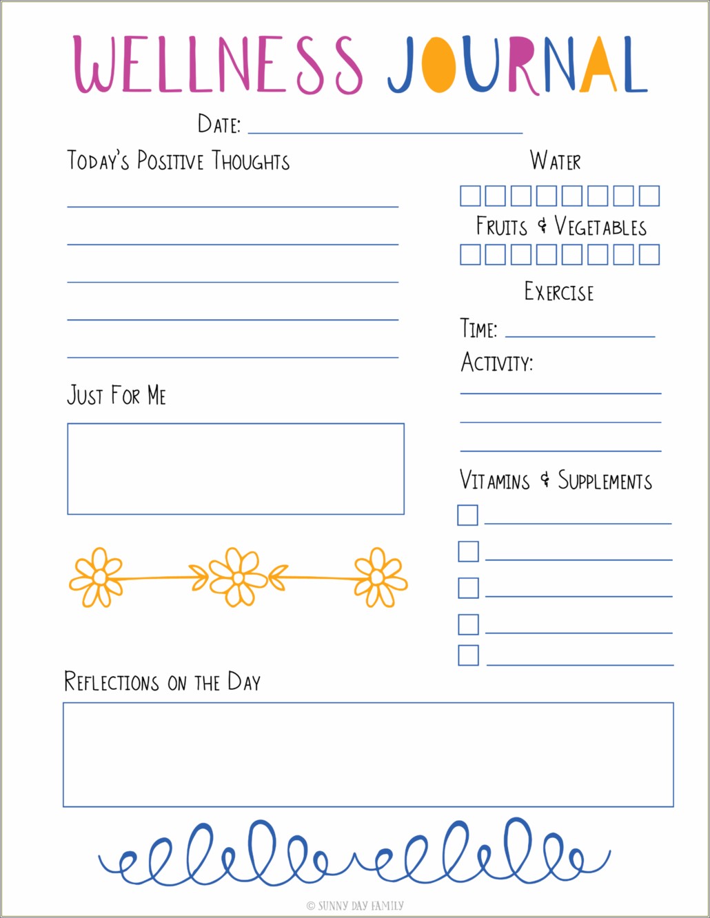 Free Health Notebook Templates For High School Students