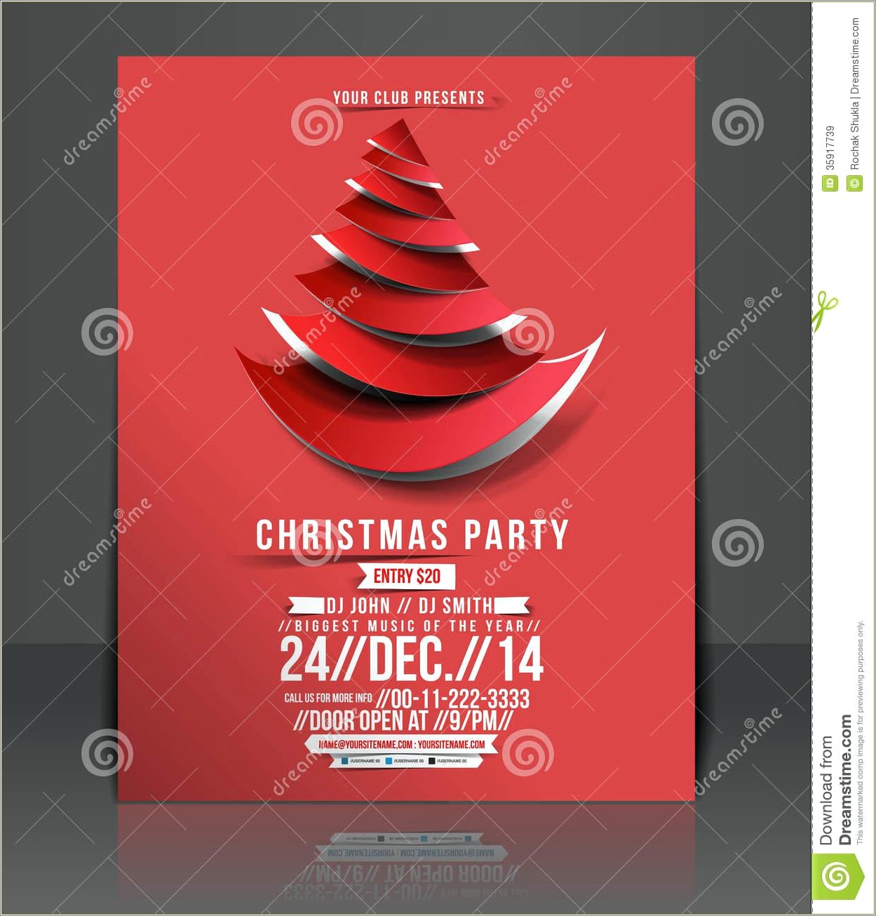 Free Holiday Party Flyer Templates For Word