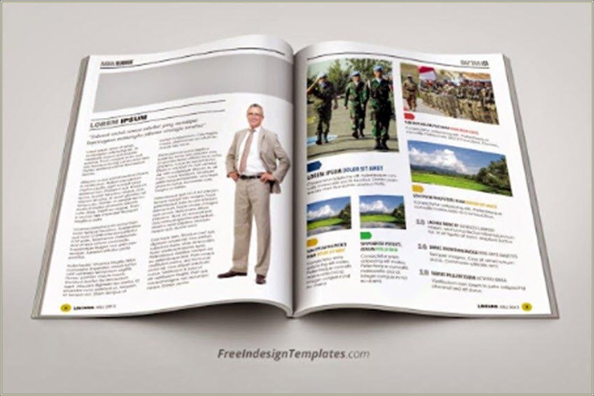 Free Indesign Magazine Template 8.5 X 11