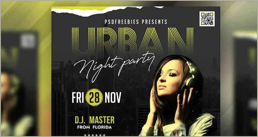 Free Indesign Night Club Event Flyer Template