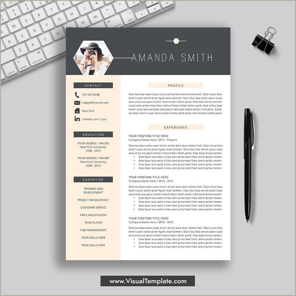 Free Office Compatible Resume Template