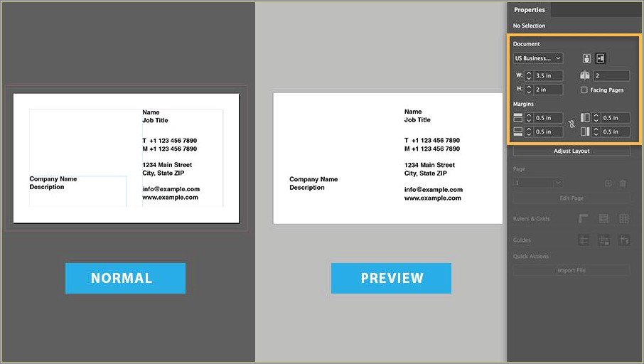 Free Online Business Card Template For Word