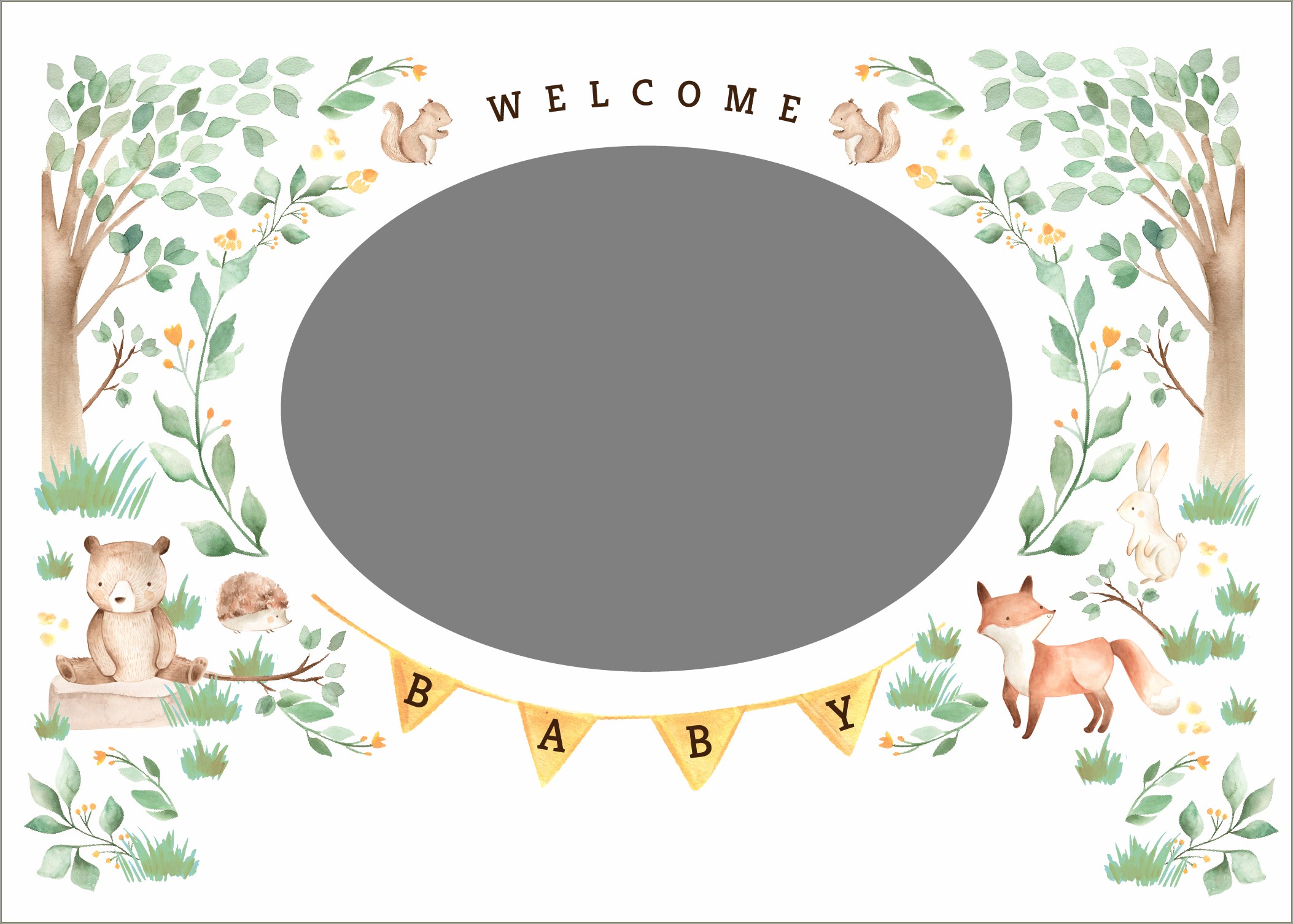Free Online Cards Template For Baby Borth