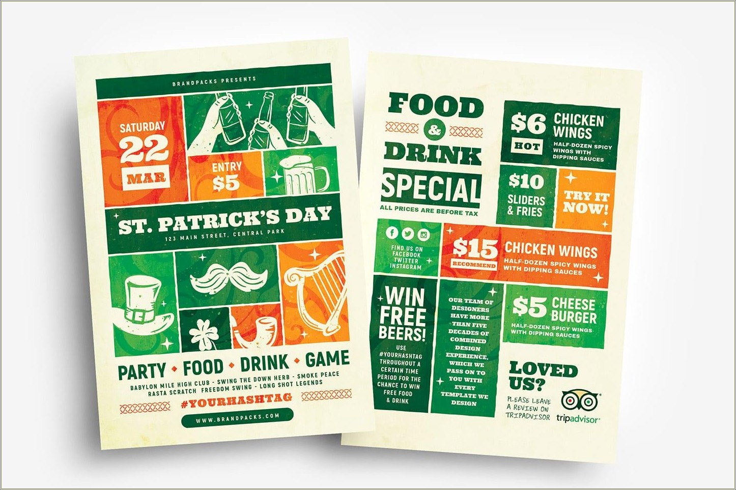Free Online St Patricks Day Flyer Template