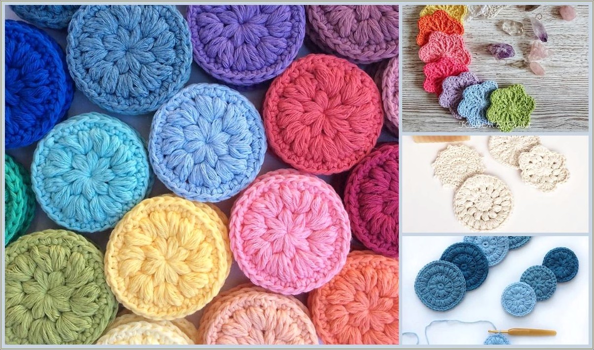 Free Pattern For Crochet Face Scrubbies Template