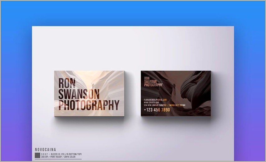 Free Photography Business Card Templates For Photoshop