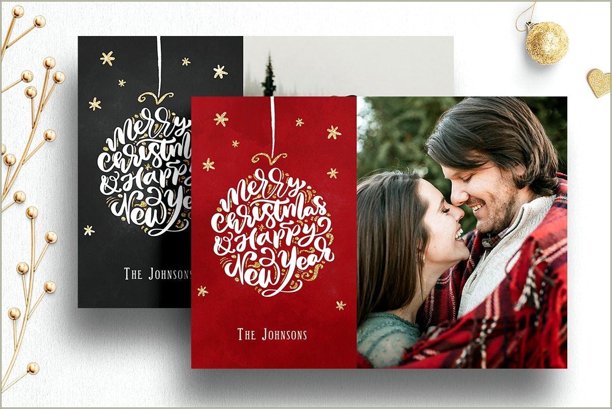 Free Photoshop Christmas Card Templates For Photographers