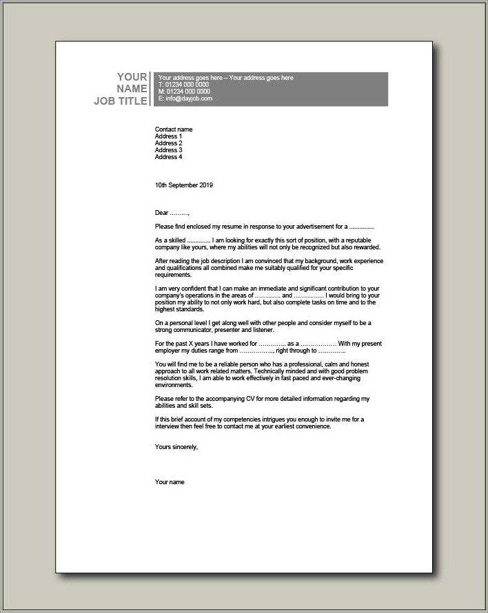 Free Please Find Enclosed The Following Document Template