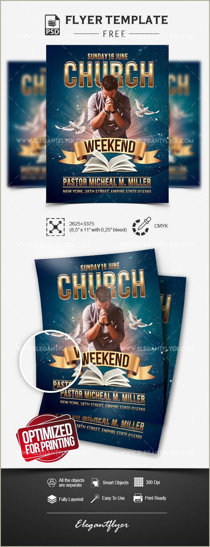 Free Poster Template For A Church Cursade