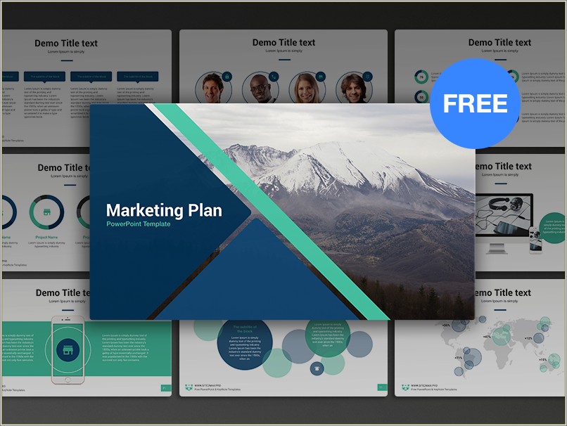 Free Powerpoint Sample Marketing Plan Presentation Template Pack