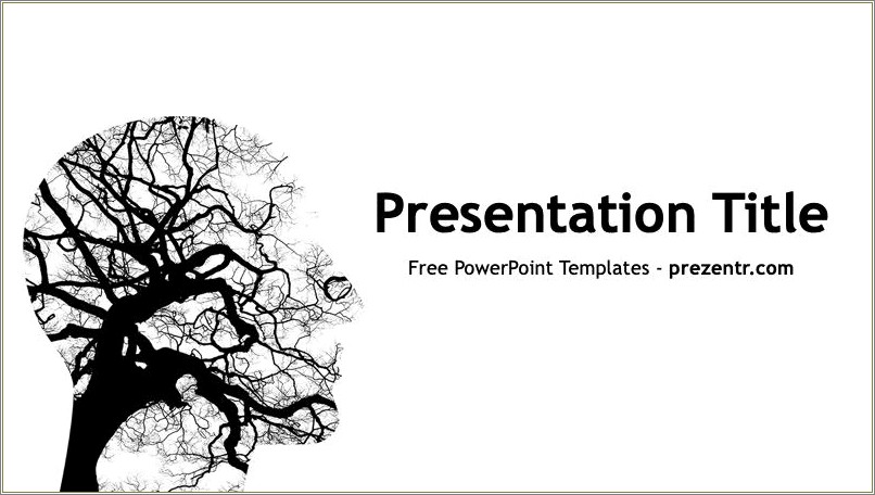 Free Powerpoint Template Presentation For Tv Advertisement Wellness