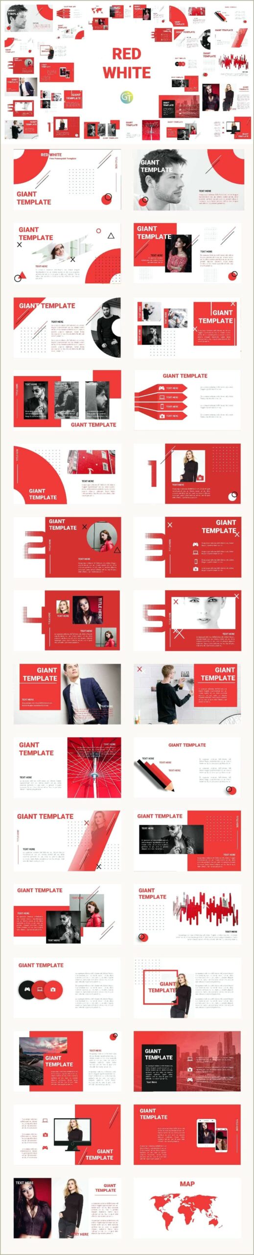 Free Powerpoint Templates Download Red And Blue