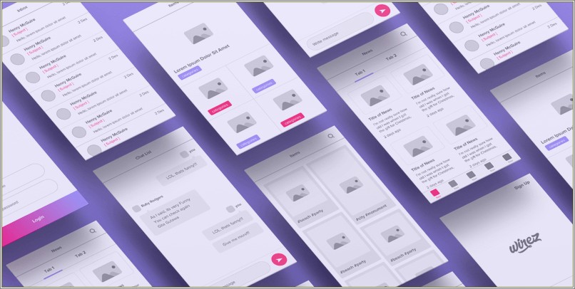 Free Powerpoint Wireframe Template For Ui Design