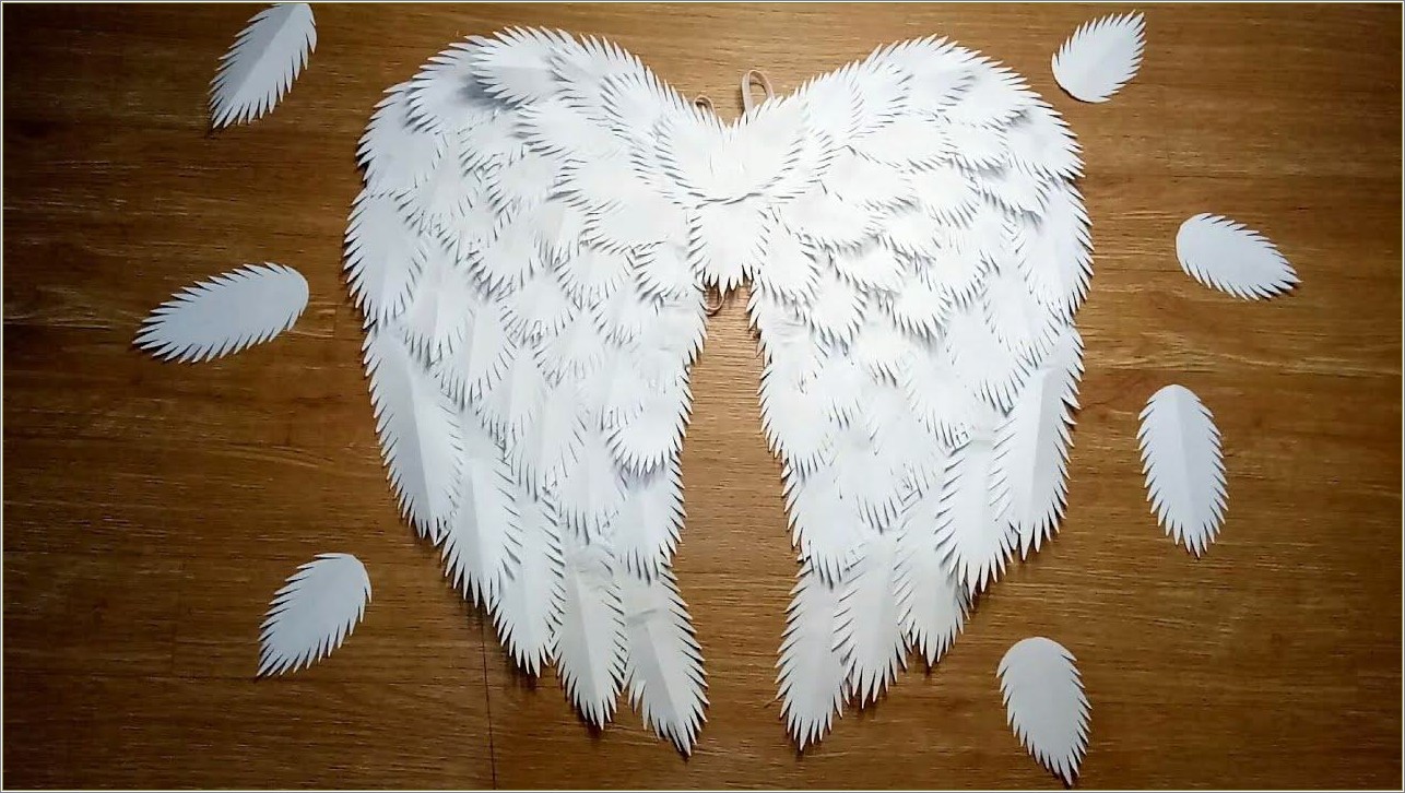 Free Printable Angle Wing Template For Kids Costume