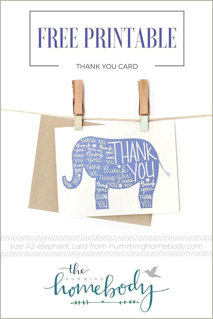 Free Printable Baby Shower Thank You Cards Templates