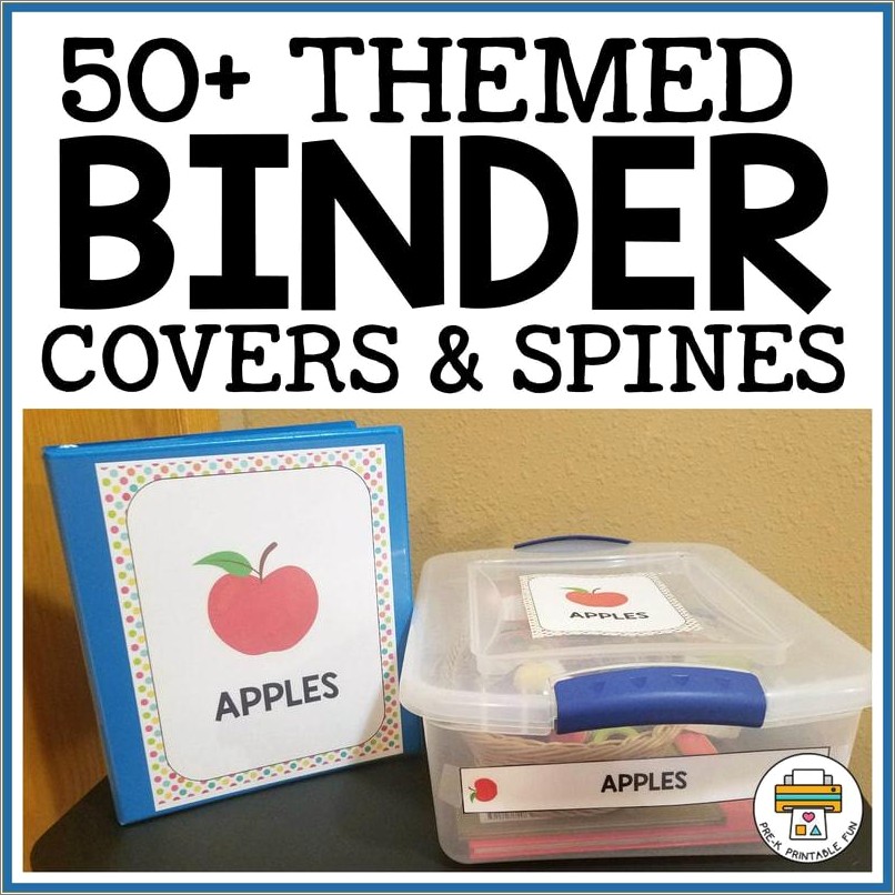 Free Printable Binder Cover And Spine Templates