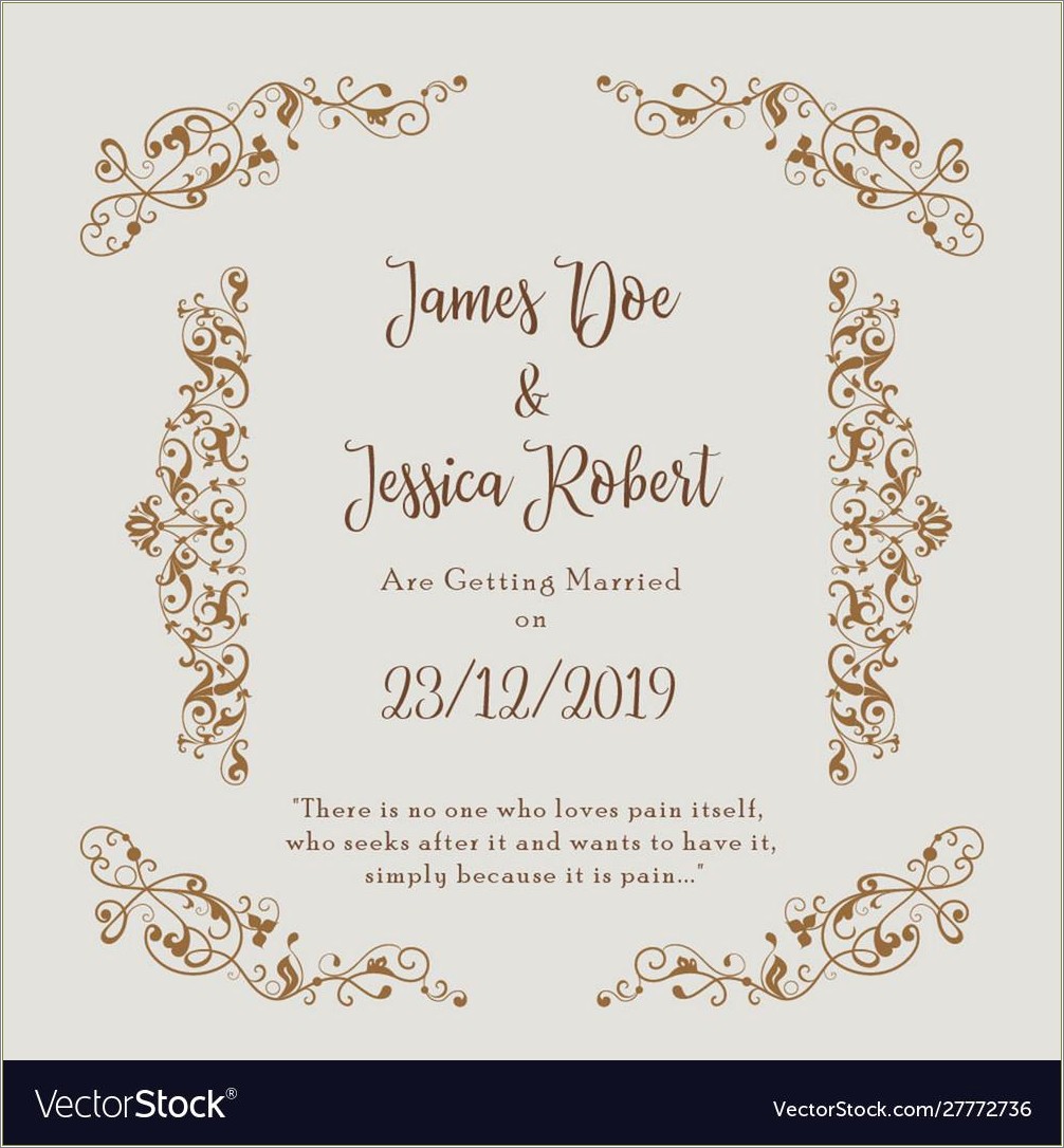 Free Printable Blank Wedding Invitation Templates Royal Blue