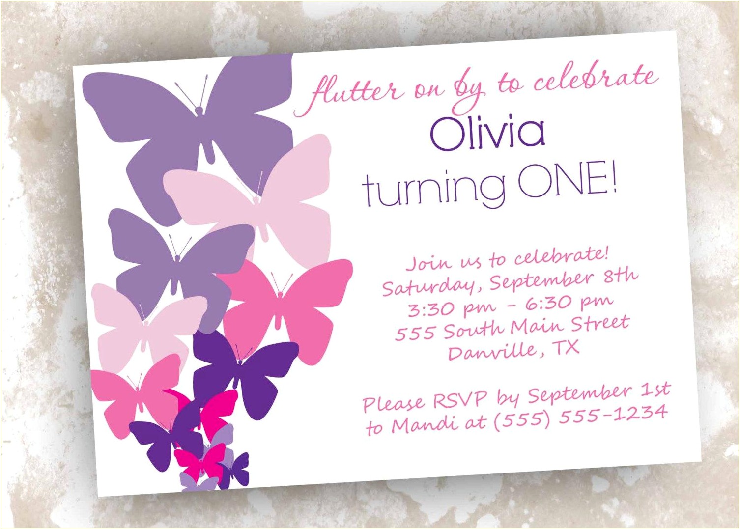 Free Printable Butterfly Baby Shower Invitation Templates