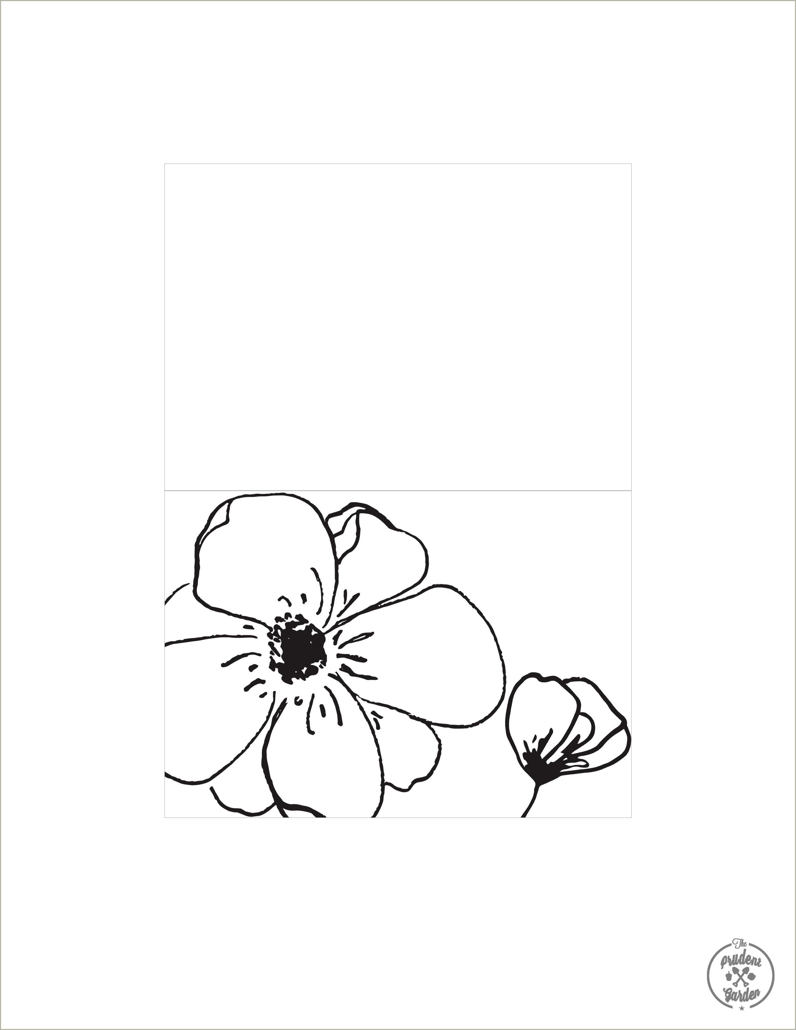 Free Printable Card Templates Black And White