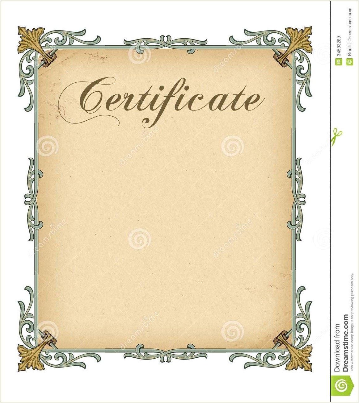 Free Printable Certificate Of Service Template