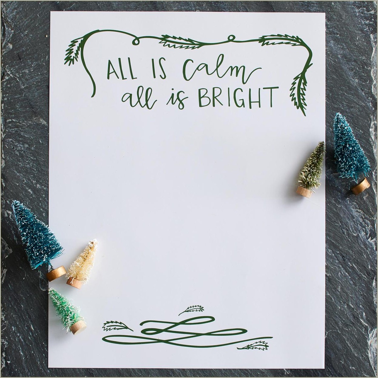Free Printable Christmas Religious Stationery Template