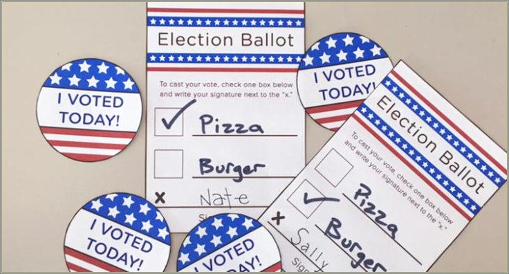 Free Printable Classroom Voting Ballot Template
