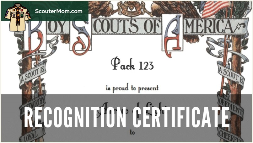 Free Printable Cub Scout Certificate Templates