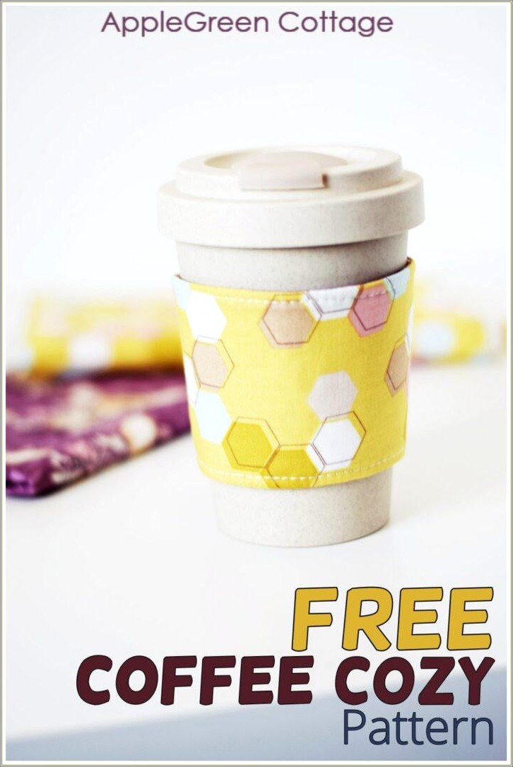 Free Printable Cup Cozy Display Template