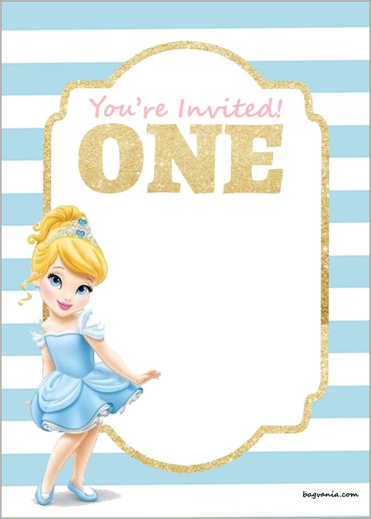 Free Printable Disney Wedding Invitations Templates