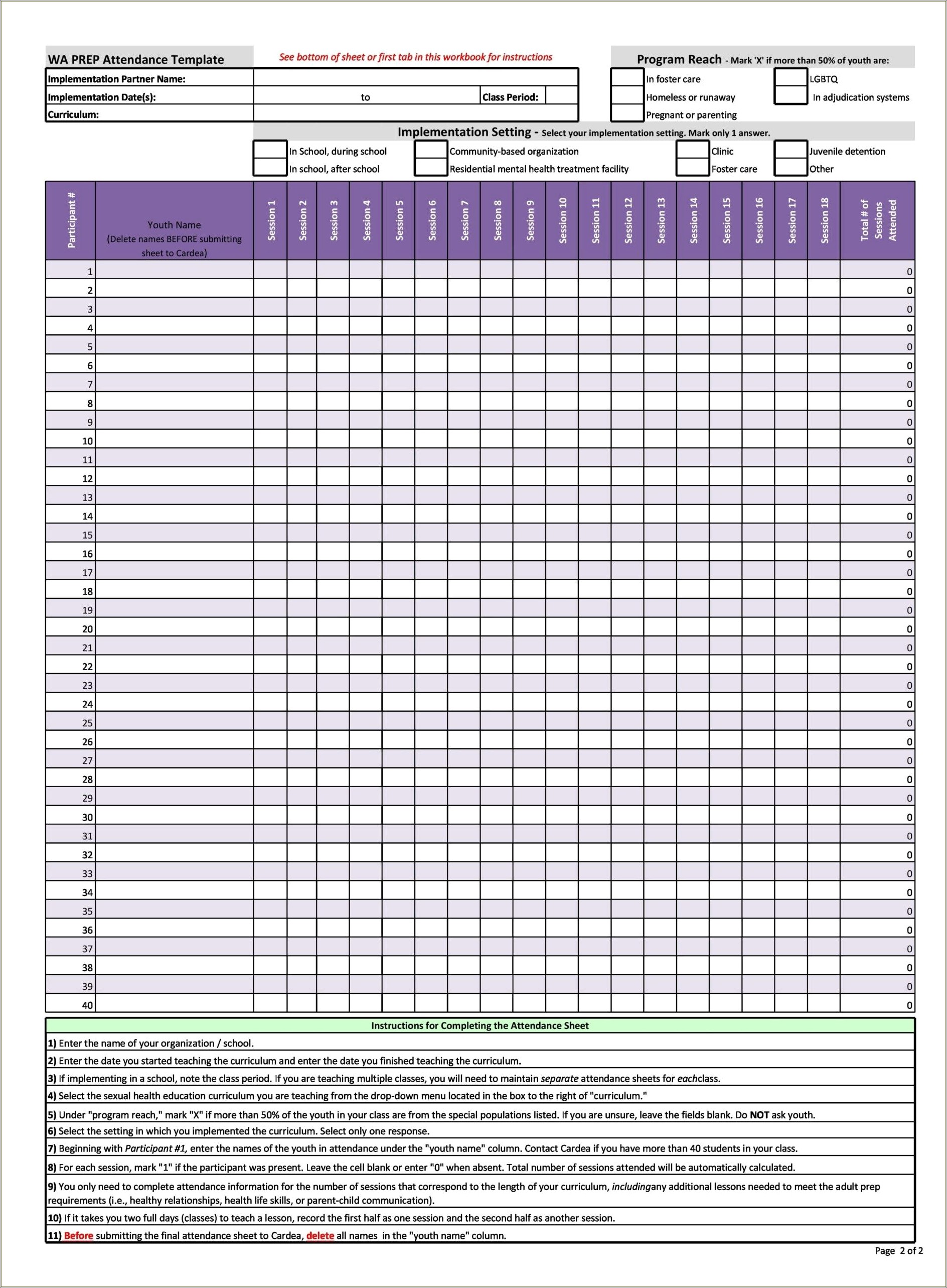 Free Printable Elementary Absent Missing Work Template