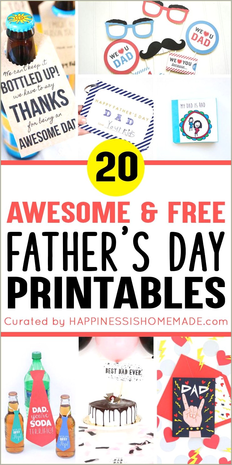 Free Printable Fathers Day Gift Certificate Template