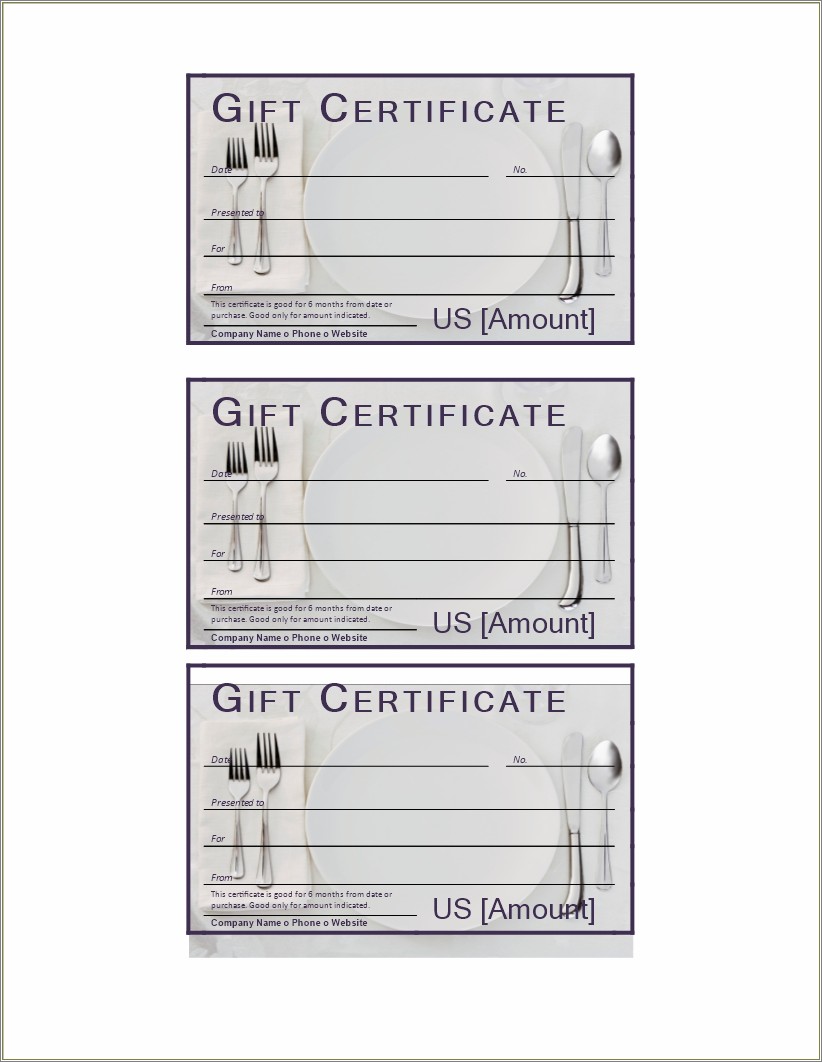 Free Printable Gift Certificate Templates For Birthday