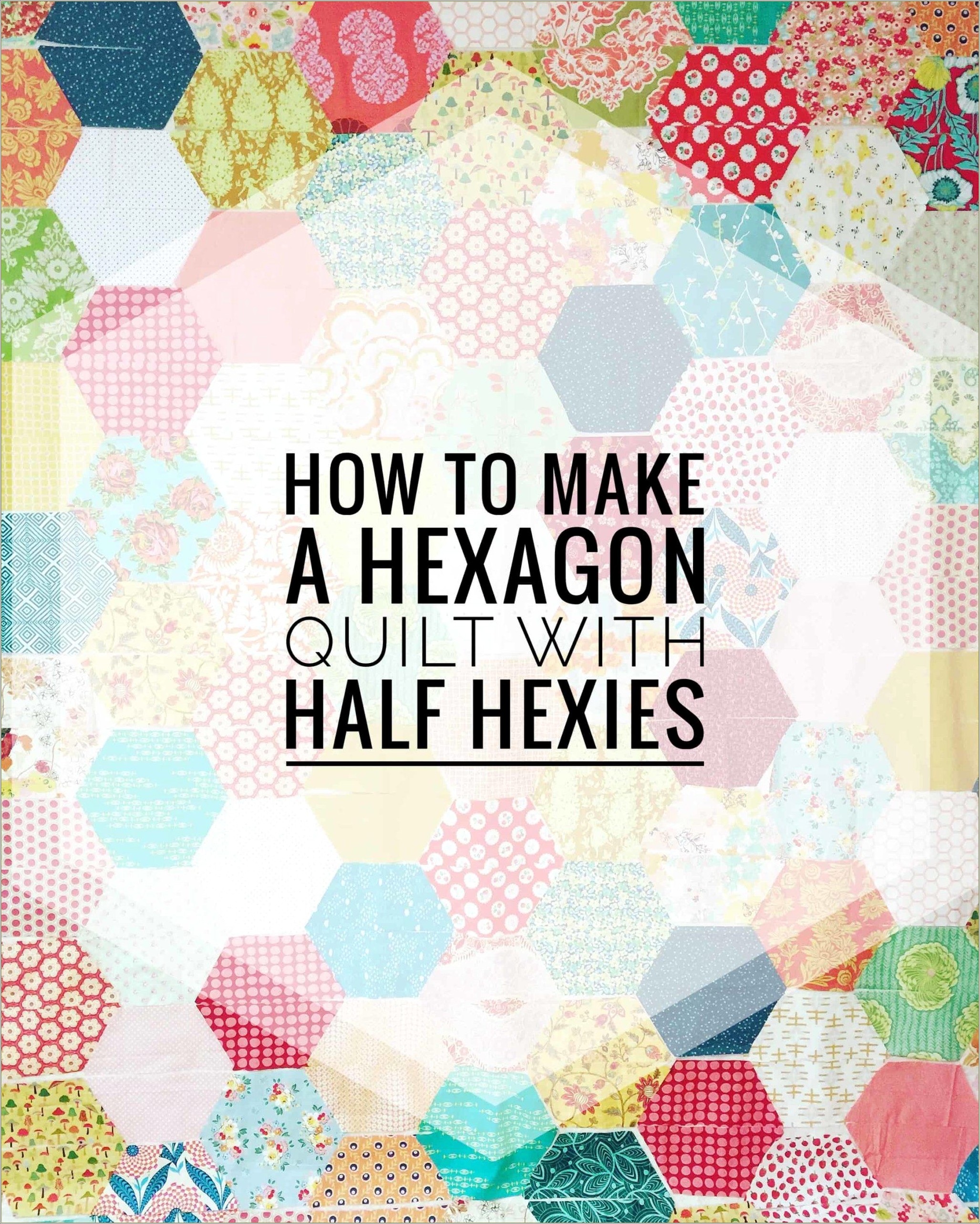 Free Printable Hexagon One Inch Paper Piecing Templates