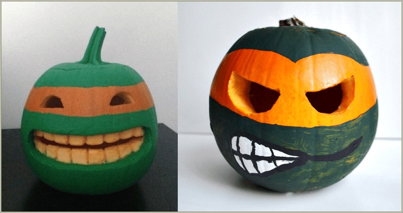 Free Printable Ninja Turtle Pumpkin Carving Template