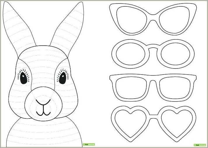 Free Printable Paper Bag Bunny Puppet Templates