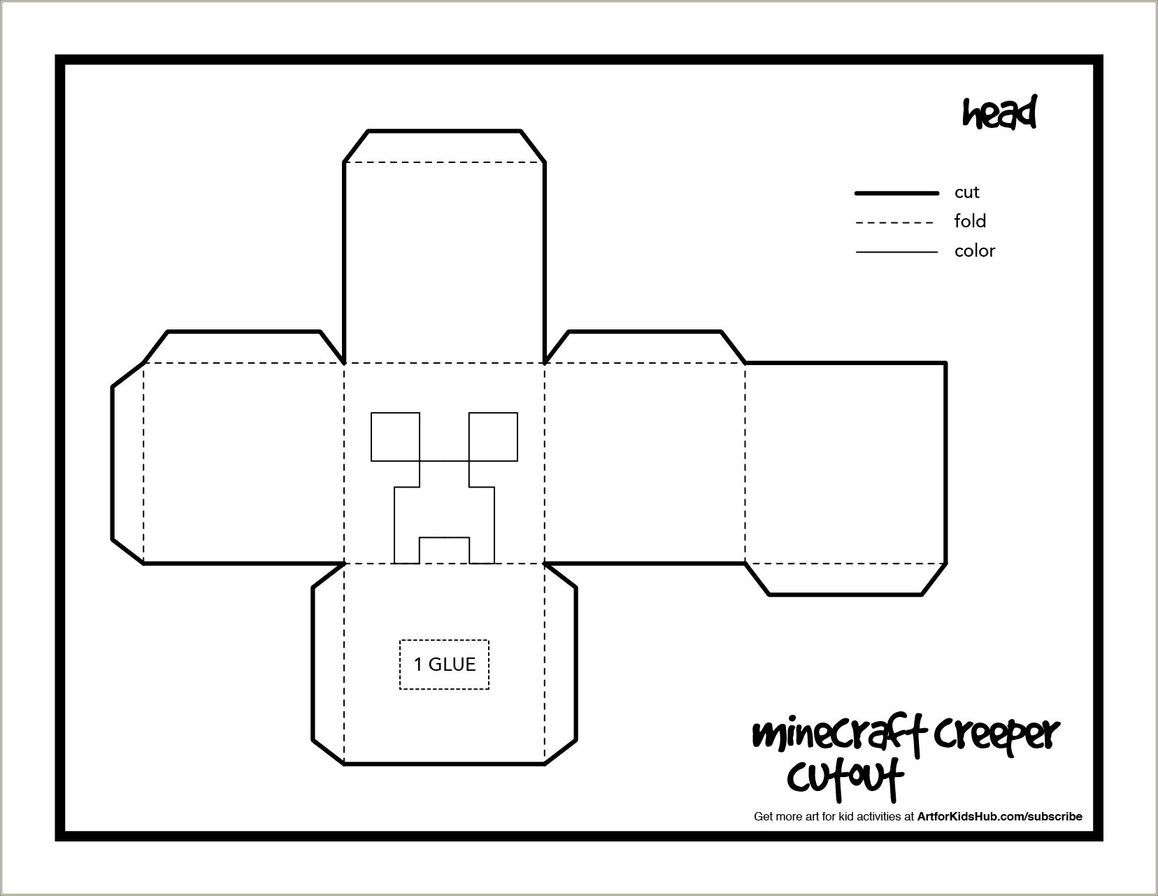 Free Printable Papercraft Templates That You Can Color