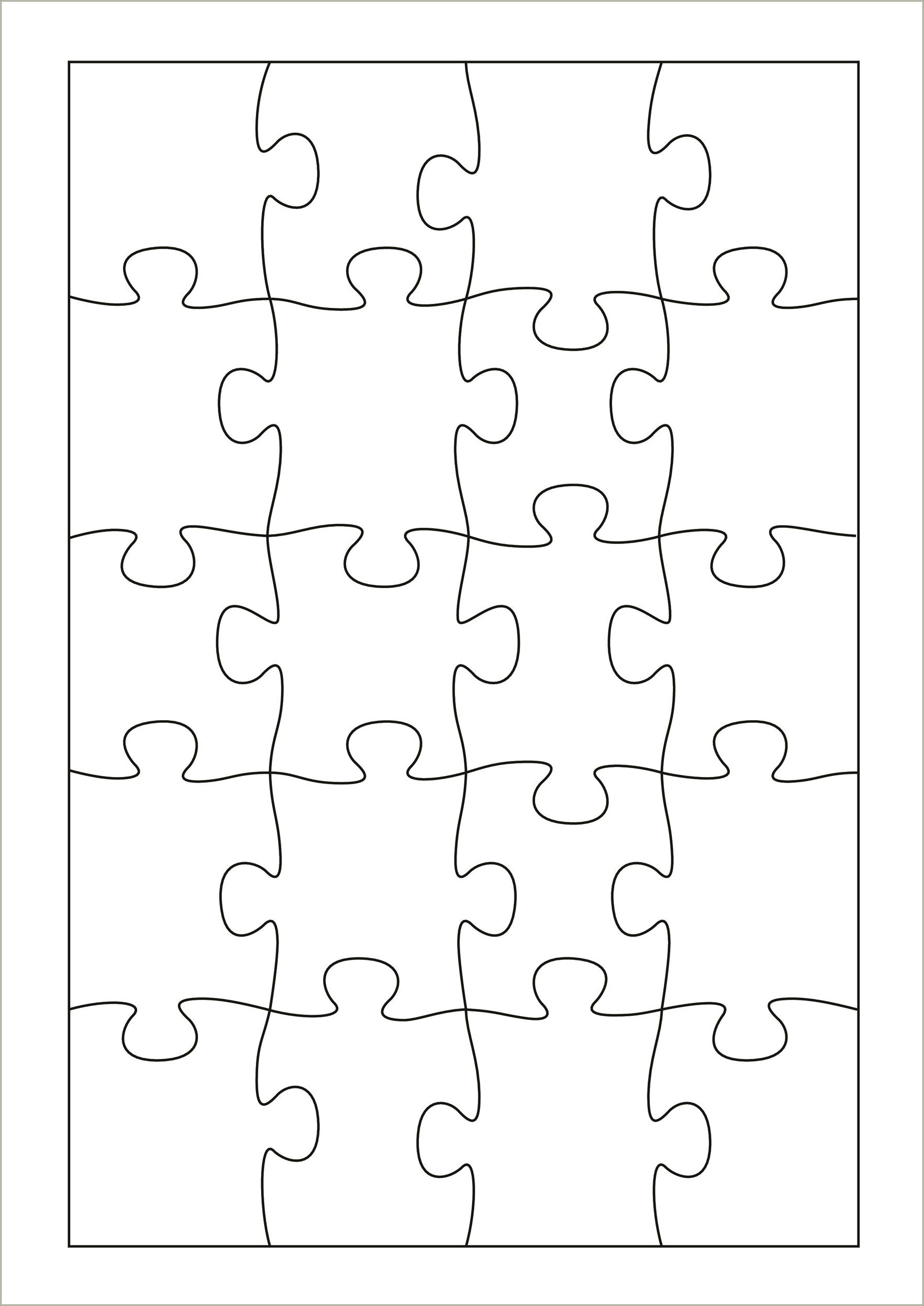 Free Printable Puzzles Template For Elementary Students