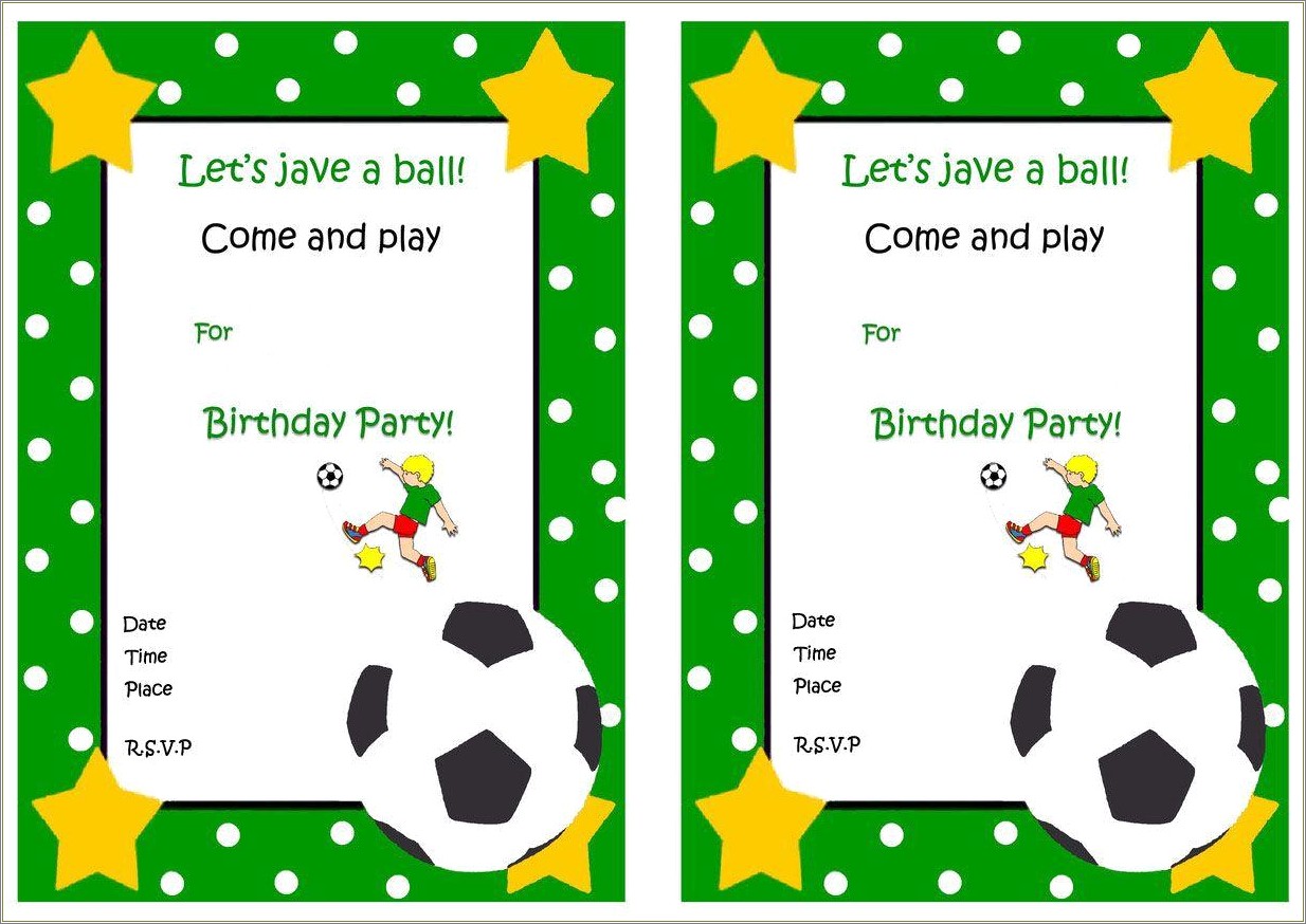 Free Printable Sports Birthday Invitation Templates For Adults