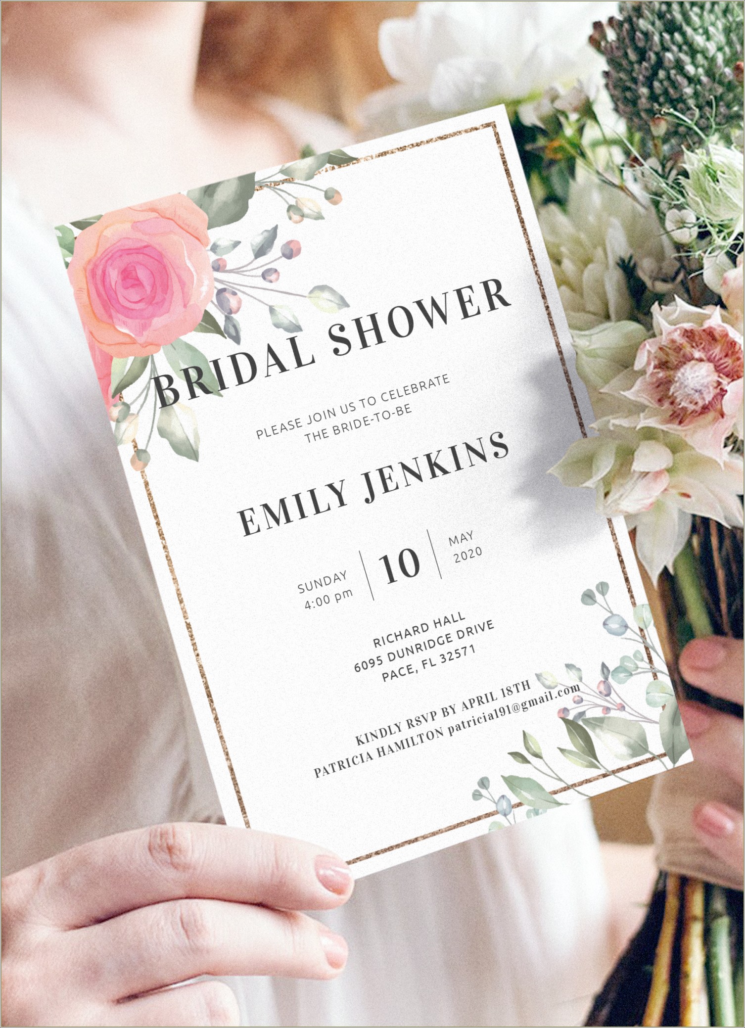 Free Printable Template Free Bridal Shower Invitations