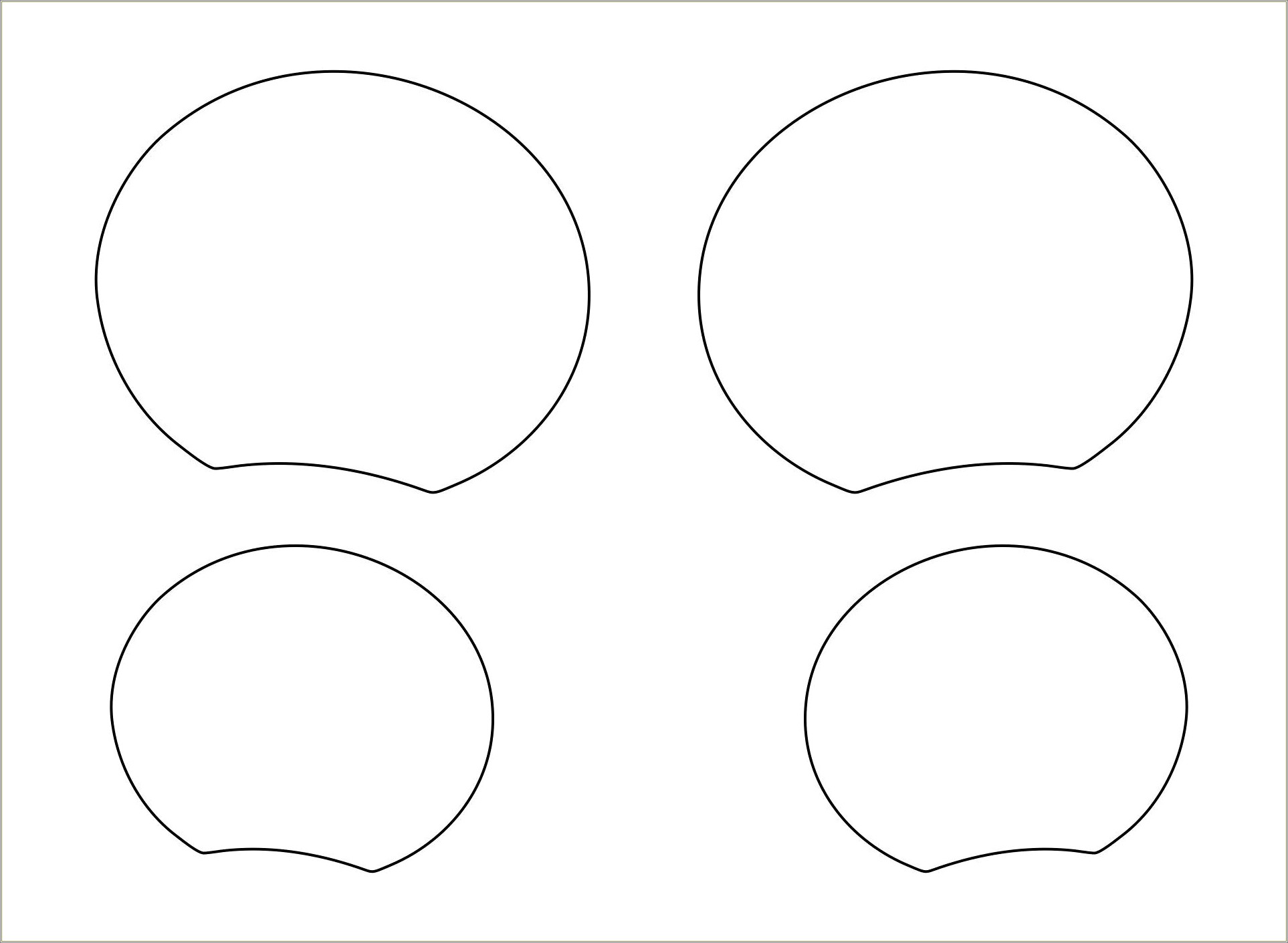 Free Printable Template Of Mickey Mouse Ears