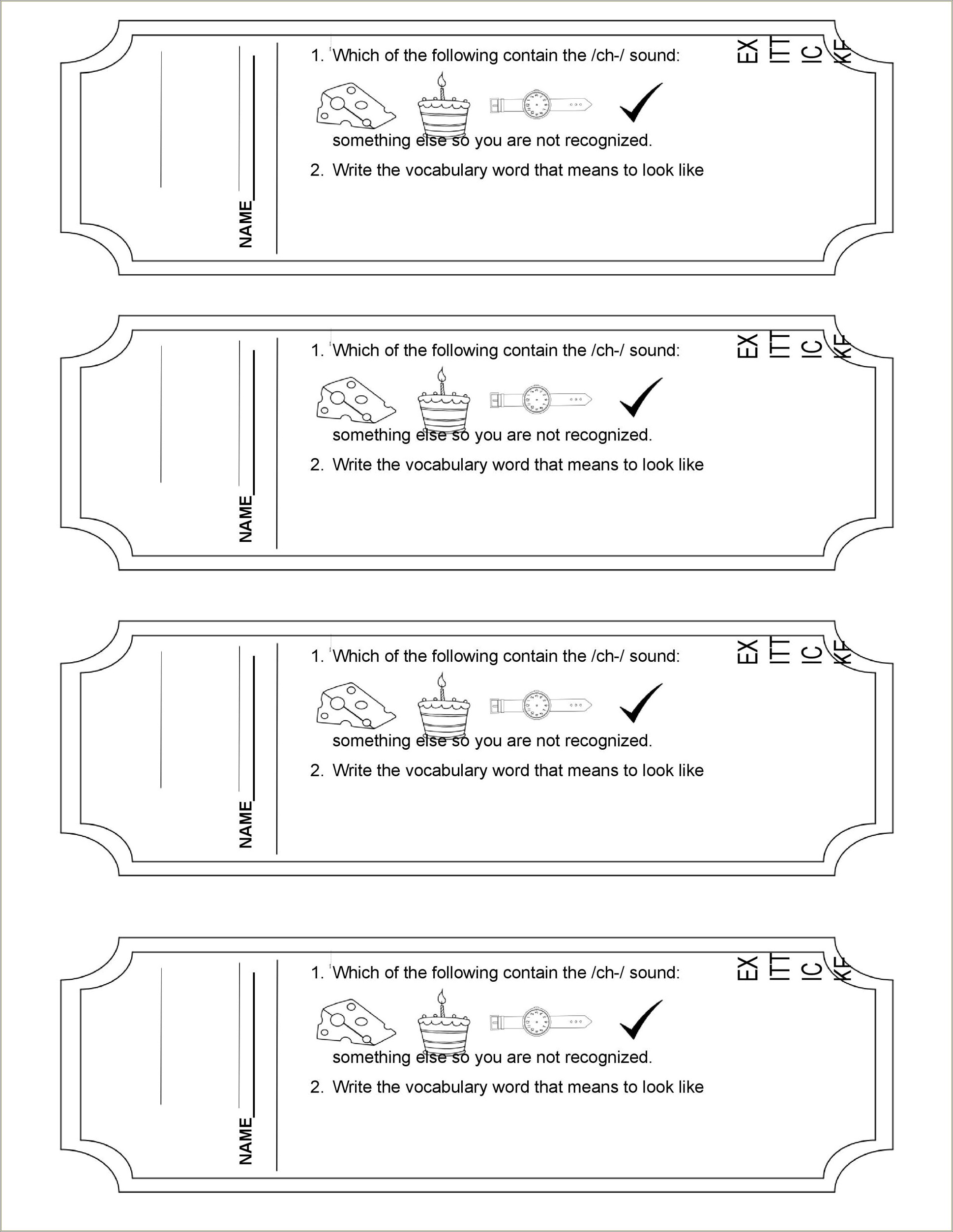 Free Printable Templates For Esl Check Writing Practice