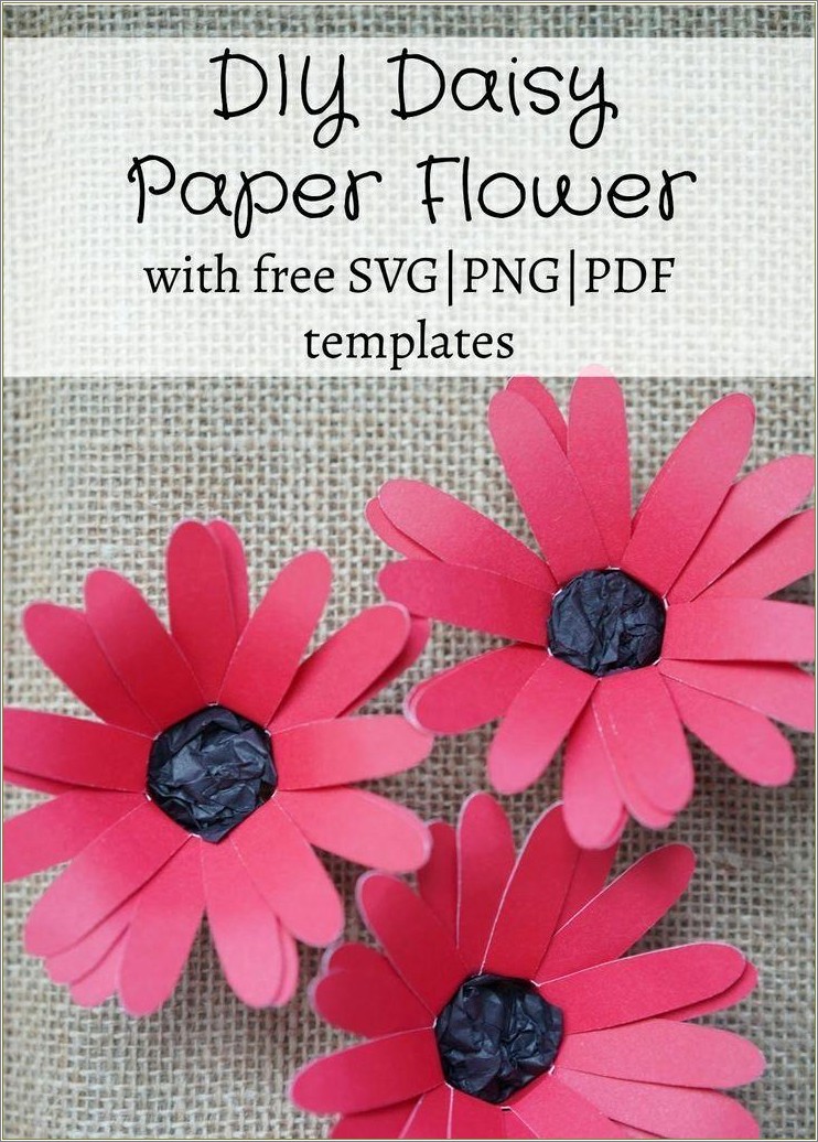 Free Printable Templates For Large Paper Flowers