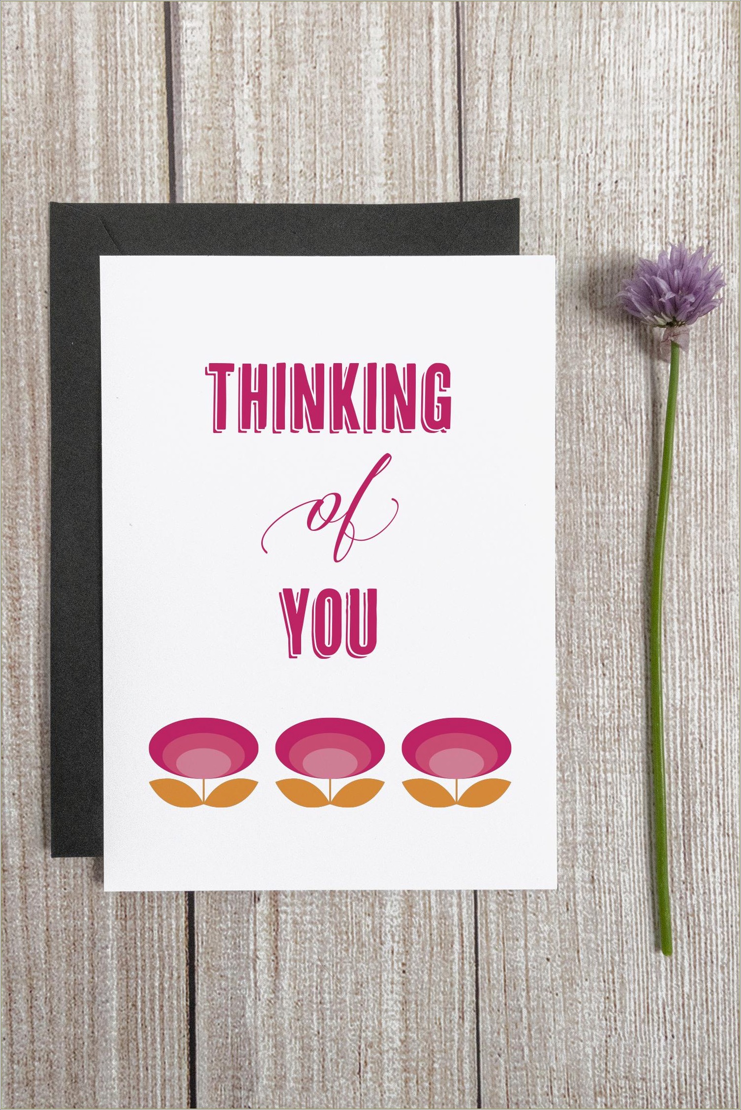 Free Printable Thinking Of You Card Template