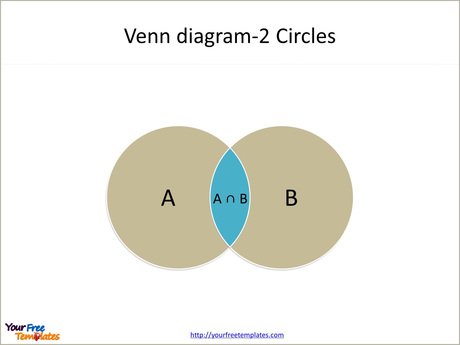 Free Printable Venn Diagram Template 2 Circles