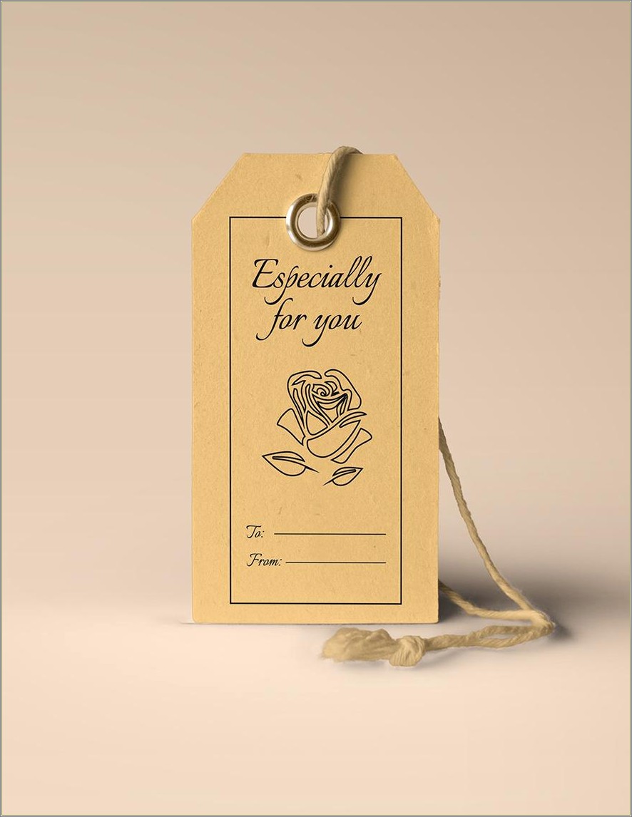 Free Printable Wedding Gift Tag Templates For Word