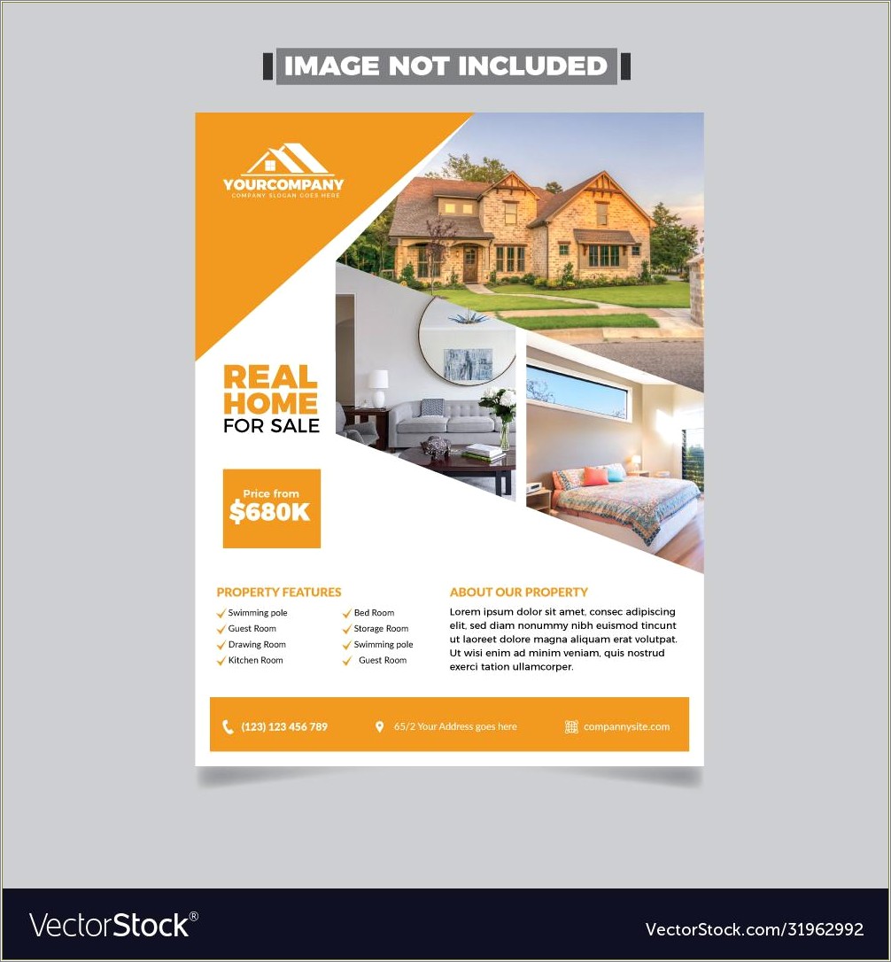 Free Psd Real Estate Flyer Just Sold Templates