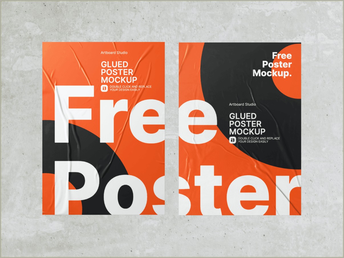 Free Psd Templates To Mockup Your Poster Designs