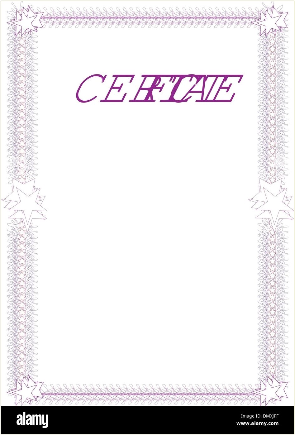 Free Purple Or Teal Colored Certificate Template