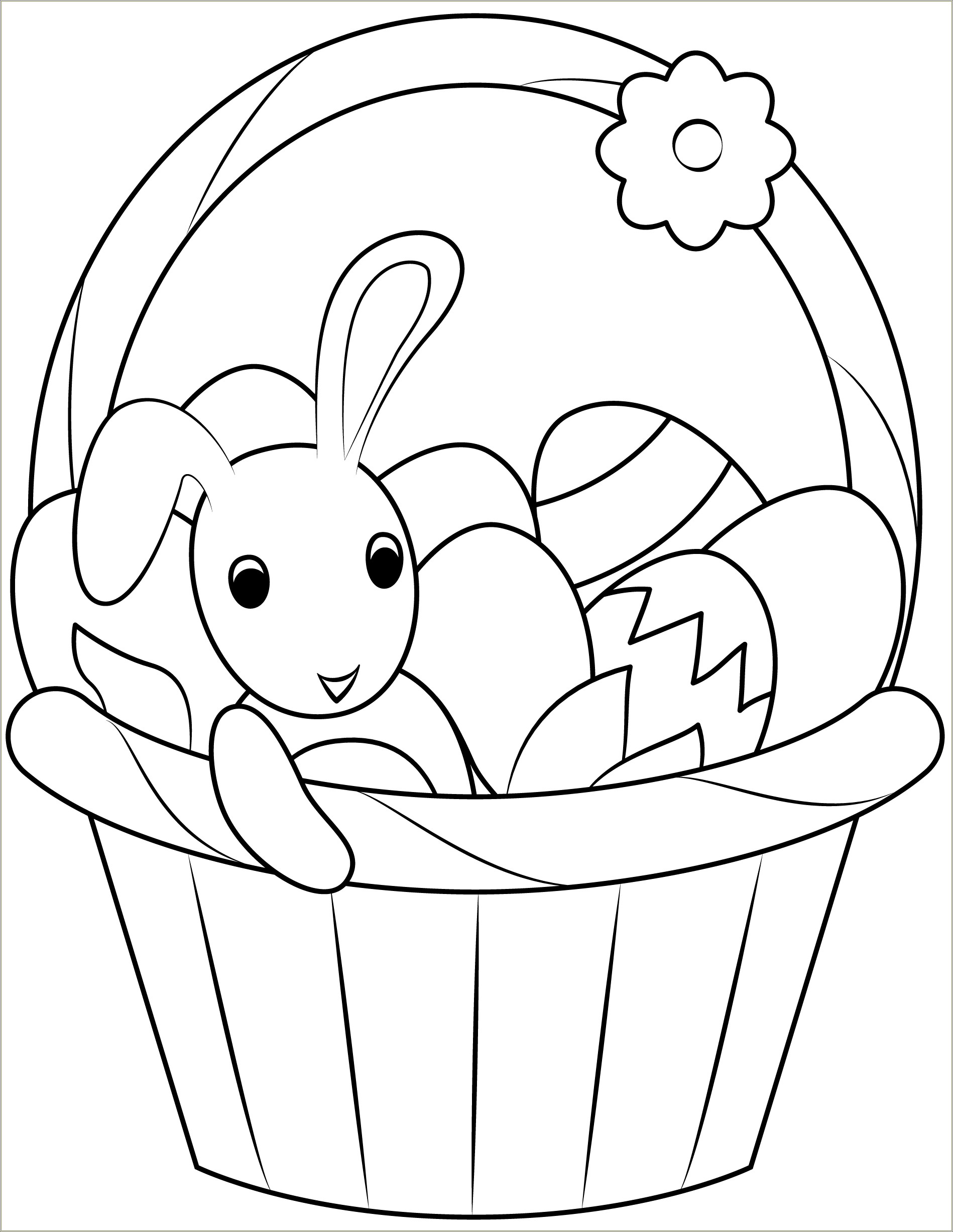 Free Rabbit Easter Basket Templates To Print