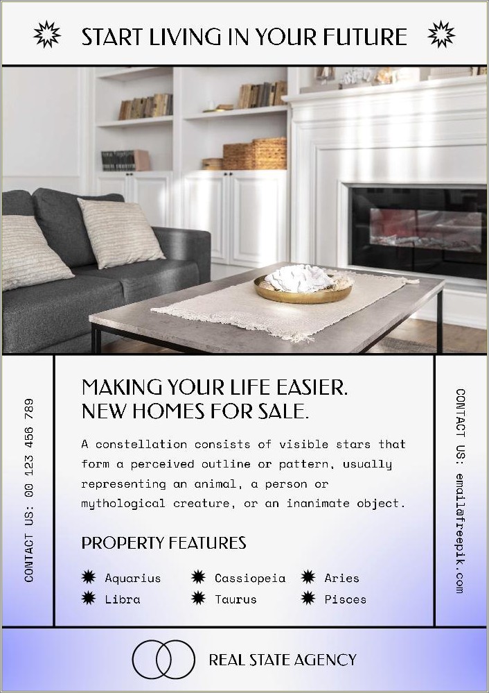 Free Real Estate Flyer Templates For Pages